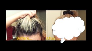 LOreal Paris Excellence Crème Hair Color Extra Light Ash Blonde 01 Reaction to Virgin Black Roots [upl. by Palladin]