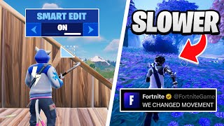 Fortnite Changed Movement  This New Setting is INSANE [upl. by Ibed]