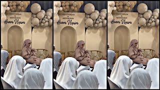 Uqasha Senrose amp Kamal Adli  Majlis Aqiqah amp Kesyukuran Hawra Uqaira [upl. by Oiuqise254]