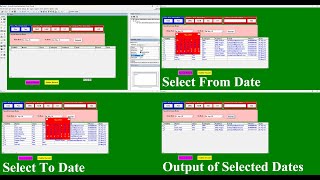 How to Search Records between Two dates using DataGrid Control and DTPicker Control in VB 60 [upl. by Duke]