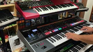 Roland Jupiter X Sounds  Vangelis  Chromatique [upl. by Ocnarfnaig]