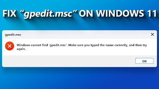 gpeditmsc windows 10 missing Fix [upl. by Dekow]