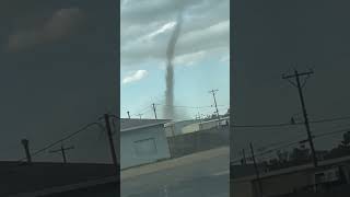 Landspout Forms in Dumas Texas  1351764 [upl. by Lek]