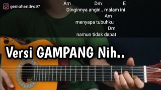 Kunci Gitar BUIH JADI PERMADANI  Exist  Versi Genjrengan Mudah [upl. by Keli]