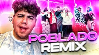 EL REMIX MAS HP 😝🔥 reaccion a Poblado Remix Official Video [upl. by Enirbas629]