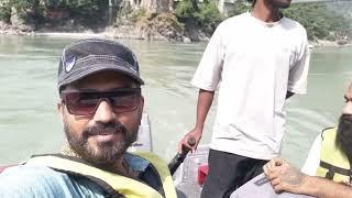 Crossing the Ganga on ferry at Laxman Jhula ganga ferryride laxmanjhula [upl. by Atinaj]