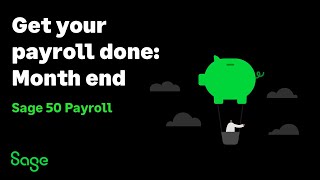 Sage 50 Payroll UK  Get your payroll done Month End [upl. by Groh]