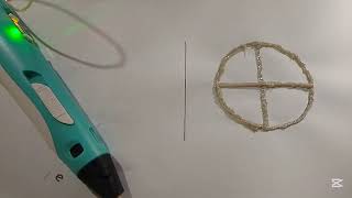 How to Make a Simple Cylinder By Using a 3D Pen [upl. by Notsek]