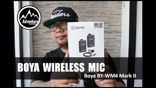 Boya BY WM4 Mark II Wireless Microphone Review and Test [upl. by Boru]