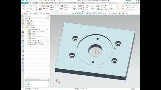 사출금형 3D설계 기초 NX11버젼 41부 채널EVP [upl. by Adiahs]