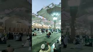 Perlahan payung masjid Nabawi itupun terbuka [upl. by Nedrah]