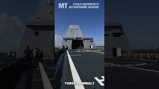 Stealth destroyer to be home for 1st hypersonic weapon on a US warship [upl. by Diarmuid417]