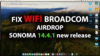 Fix Broadcom Wifi BCM94360 Hackintoshmacos SONOMA 1441 [upl. by Yror945]