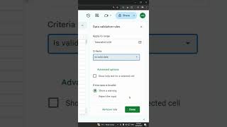 Add a Pop Up Calendar in Google Sheets exceltech microsoftoffice exceltips dataanalysis [upl. by Aret]