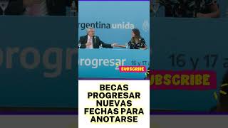 ANSES Becas Progresar 2023 ¿hasta cuándo es la inscripción [upl. by Aicnelav]