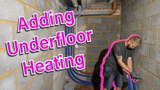 Adding Underfloor heating [upl. by Kalikow]