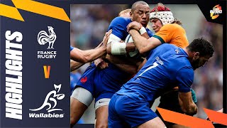 HIGHLIGHTS  France v Australia  Summer Nations Series [upl. by Ennahtebazile]