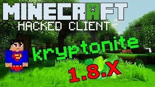 Minecraft Hacked Client Kryptonite 241 w Download [upl. by Huntingdon960]