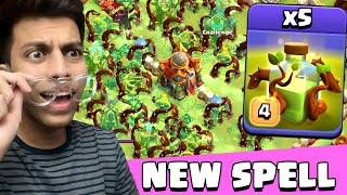 New Overgrowth Spell Explained in Clash of Clans [upl. by Lyrad]