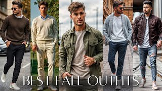 Best Fall Outfit Ideas For Men  Mens Fashion Ideas  Fall And Autumn Outfit Ideas For Men [upl. by Oaoj]