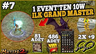 METIN2 TR ONYX l 1 EVENTTEN 10 WON KASTIK ILK GRAND MASTERI ACTIK SURGUN FARMI  metin2tr metin2 [upl. by Lleznov854]