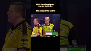 MVG showing players how it’s done 😂🎯  Subscribe for daily darts content darts mvg 180 [upl. by Wakerly]