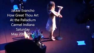 Jackie Evancho  How Great Thou Art Live [upl. by Linnie]