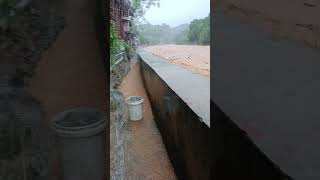 Riverside San Mateo Rizal River during typhoon Carina [upl. by Anyzratak]