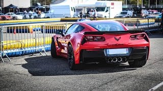 Chevrolet Corvette C7 Z06 2015  Nogaro Classic Festival 2015 HD [upl. by Hansen]