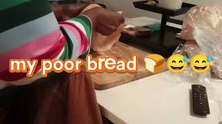 Making Homemade Bread In My Electric Bread Maker  Failed [upl. by Henn]