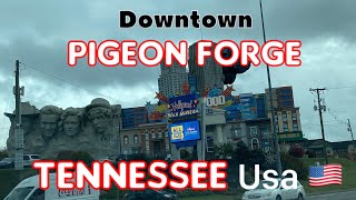 Downtown Pigeon Forge at Tennessee USA 🇺🇸 pigeonforge tennessee usa thezamorafilms [upl. by Meijer674]