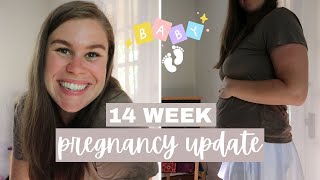 14 WEEK PREGNANCY UPDATE [upl. by Lrigybab]