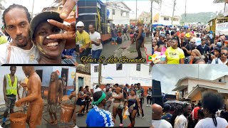 Grenada jouvert 2023 Gouyave Tuesday morning carnival spicemas grenada carnival2023 youtube [upl. by Ehr]