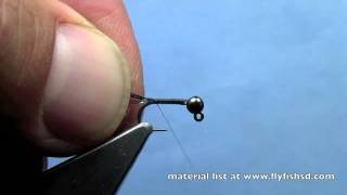 Fly Tying with Hans Bottom Tickler [upl. by Yelsnik]