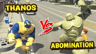 THANOS VS ABOMINATION  EPIC BATTLE [upl. by Samala]