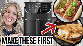 6 EASY Air Fryer Recipes for Beginners  MAKE THESE FIRST [upl. by Llehsam]