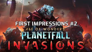 Age of Wonders Planetfall  Invasions  First Impressions Gameplay Part 2 [upl. by Powers260]