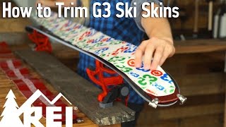 Skiing How to Trim G3 Ski Skins [upl. by Aicenad950]