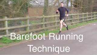 Barefoot running technique tutorial video analysis reviewed in Vibram FiveFingers [upl. by Boyer243]