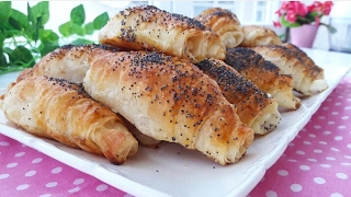 5 Dakikada Puf Puf Kabaran Çıtır Çıtır Olan Sodalı Börek TarifiBörek TarifleriGurbetinmutfagi [upl. by Aniraad]