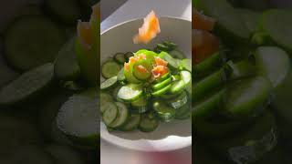 THE BEST Smoked Salmon Cucumber Salad [upl. by Akcirre]