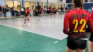 Guelph gryphons vs caspian rush set 3 [upl. by Ijic]