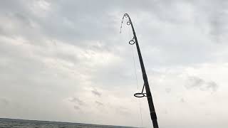 Lake Texoma striper fishing on Bad weather day [upl. by Neelac]