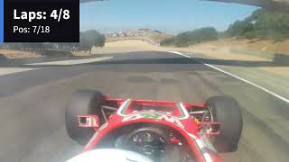 2023 Rolex Monterey Reunion at Laguna Seca F5000 Race 2 Chevron B32 Onboard [upl. by Nedle]