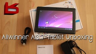 Allwinner A13 Q88 7quot Android Tablet  Unboxing [upl. by Bollinger428]