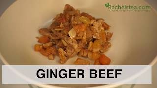 GINGER BEEF  Rachels Tea PainFree Foods Recipes For Digestive Troubles [upl. by Suaeddaht]