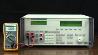 The 5080A MultiProduct Calibrator Calibrating a Digital Multimeter [upl. by Eirena]