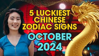 5 Luckiest Chinese Animal Zodiac Signs In October 2024  Ziggy Natural [upl. by Sileray572]