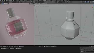 Timelapse  flowerbomb perfume  Blender 42  Octane render [upl. by Oenire]