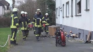 Wohnungsbrand in BonnAuerberg am 23012014 Rohmaterial [upl. by Llenra]